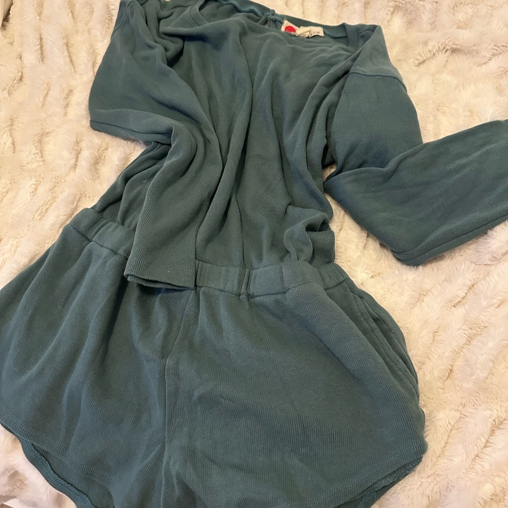 Free People Backless Romper